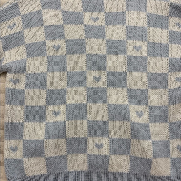 Sanrio Blue and White Checkered Cardigan Cinamonroll - Picture 8 of 8